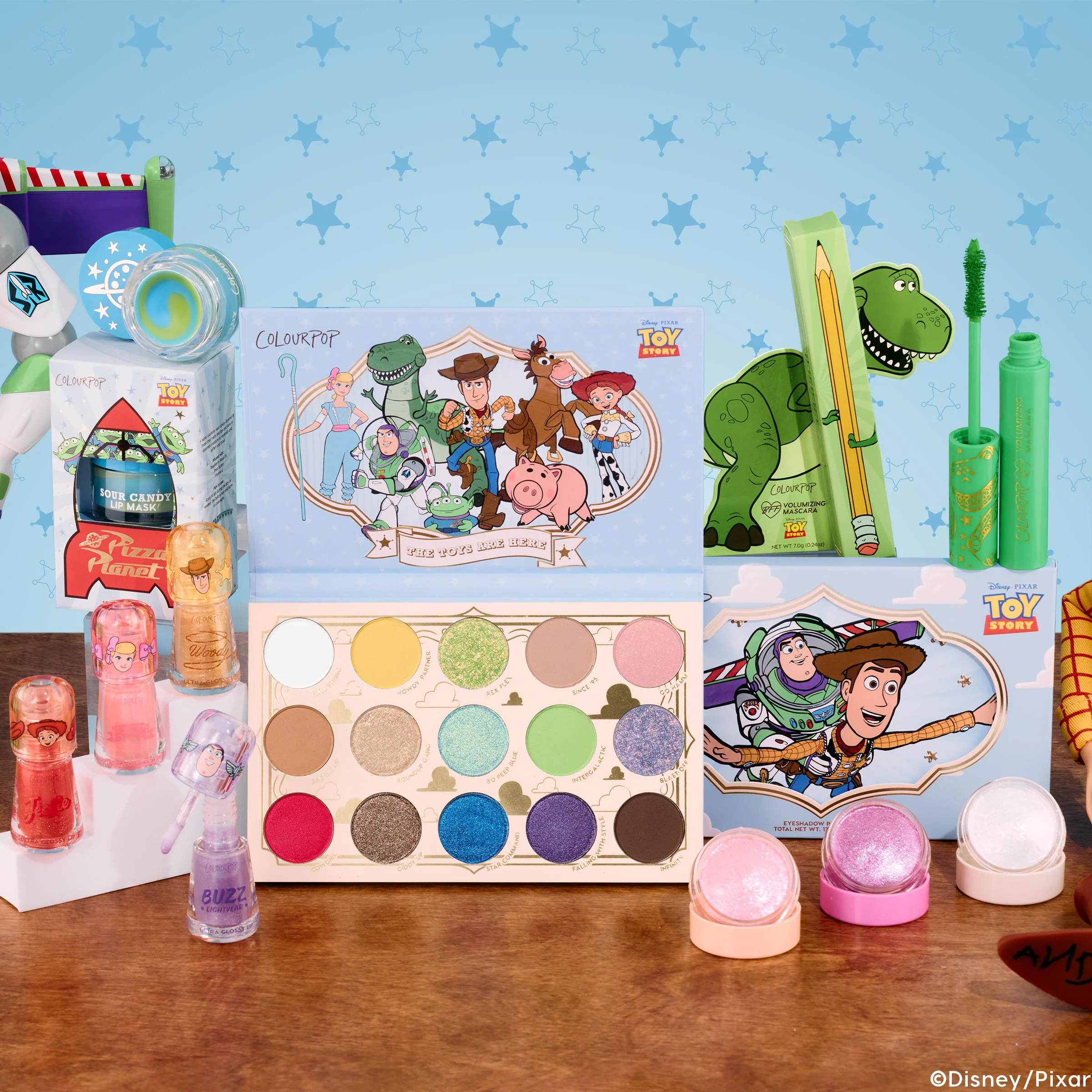 Toy Story and ColourPop Collection